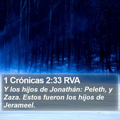 1 Crónicas 2:33 RVA Bible Verse Image