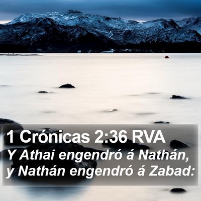 1 Crónicas 2:36 RVA Bible Verse Image