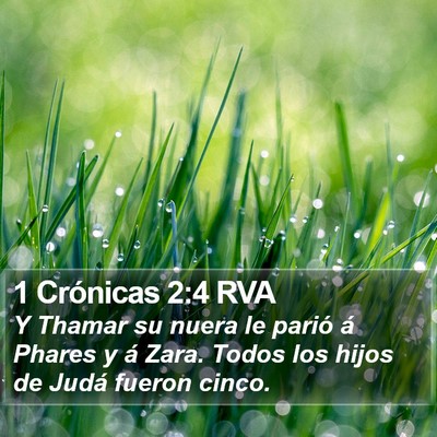 1 Crónicas 2:4 RVA Bible Verse Image