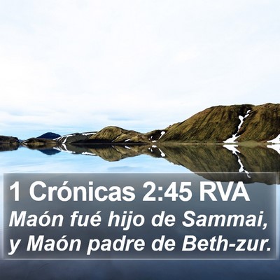 1 Crónicas 2:45 RVA Bible Verse Image