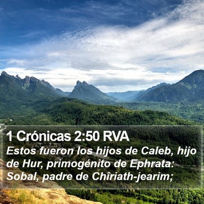 1 Crónicas 2:50 RVA Bible Verse Image