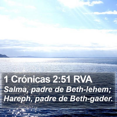 1 Crónicas 2:51 RVA Bible Verse Image