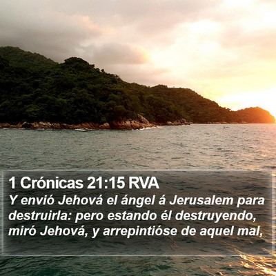 1 Crónicas 21:15 RVA Bible Verse Image