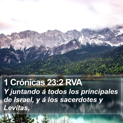 1 Crónicas 23:2 RVA Bible Verse Image