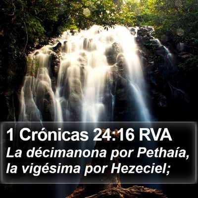1 Crónicas 24:16 RVA Bible Verse Image
