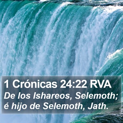 1 Crónicas 24:22 RVA Bible Verse Image