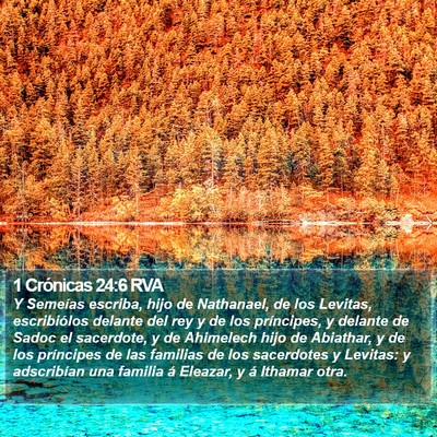 1 Crónicas 24:6 RVA Bible Verse Image