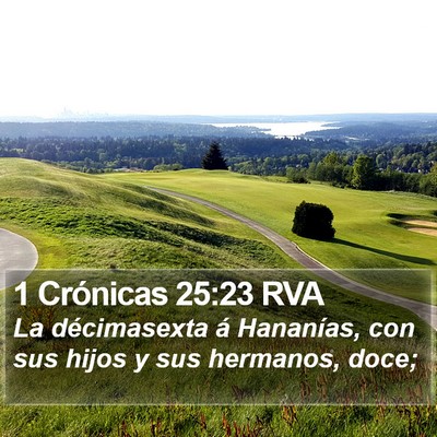 1 Crónicas 25:23 RVA Bible Verse Image