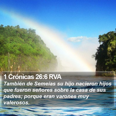 1 Crónicas 26:6 RVA Bible Verse Image