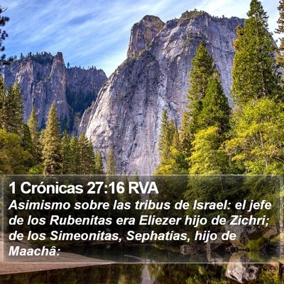 1 Crónicas 27:16 RVA Bible Verse Image