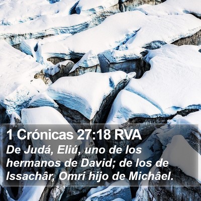 1 Crónicas 27:18 RVA Bible Verse Image