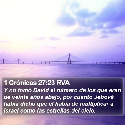 1 Crónicas 27:23 RVA Bible Verse Image