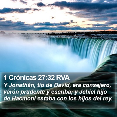 1 Crónicas 27:32 RVA Bible Verse Image