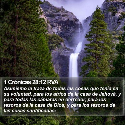 1 Crónicas 28:12 RVA Bible Verse Image