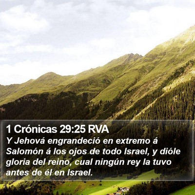 1 Crónicas 29:25 RVA Bible Verse Image