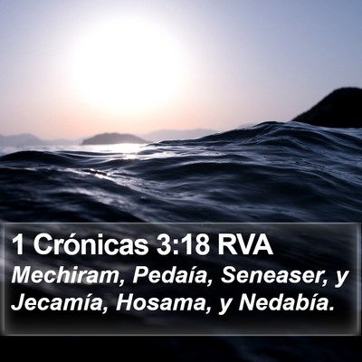 1 Crónicas 3:18 RVA Bible Verse Image