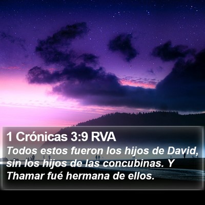 1 Crónicas 3:9 RVA Bible Verse Image