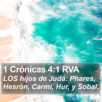1 Crónicas 4:1 RVA Bible Verse Image