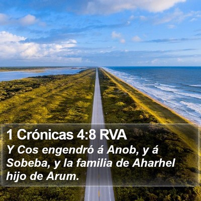 1 Crónicas 4:8 RVA Bible Verse Image