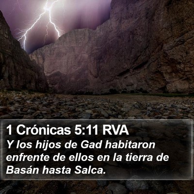 1 Crónicas 5:11 RVA Bible Verse Image
