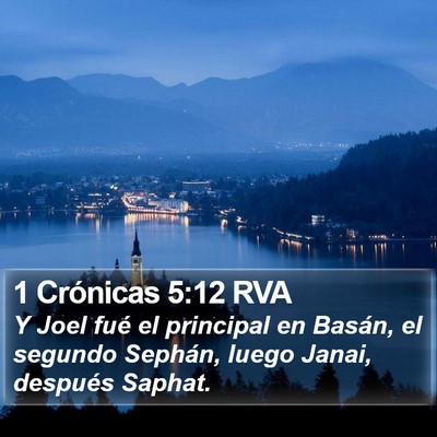 1 Crónicas 5:12 RVA Bible Verse Image