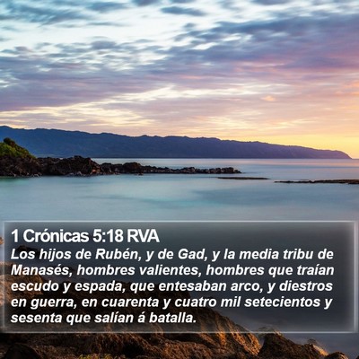 1 Crónicas 5:18 RVA Bible Verse Image