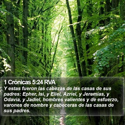 1 Crónicas 5:24 RVA Bible Verse Image