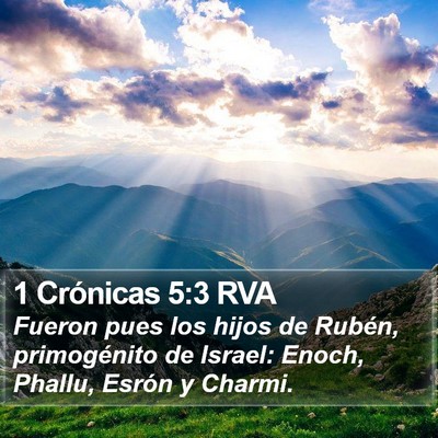 1 Crónicas 5:3 RVA Bible Verse Image