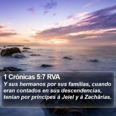 1 Crónicas 5:7 RVA Bible Verse Image