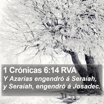 1 Crónicas 6:14 RVA Bible Verse Image