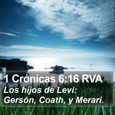 1 Crónicas 6:16 RVA Bible Verse Image