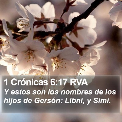1 Crónicas 6:17 RVA Bible Verse Image