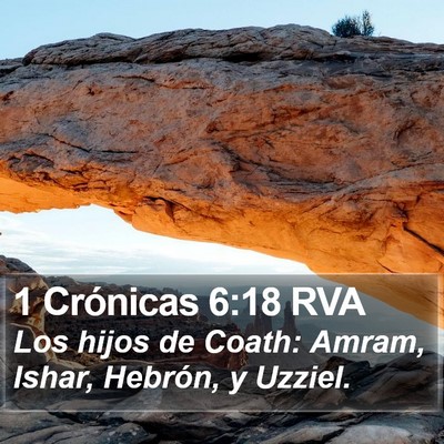 1 Crónicas 6:18 RVA Bible Verse Image