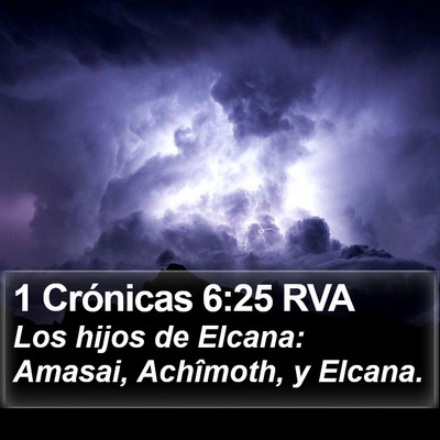 1 Crónicas 6:25 RVA Bible Verse Image