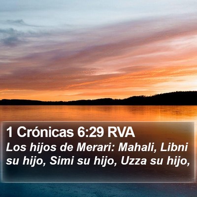 1 Crónicas 6:29 RVA Bible Verse Image