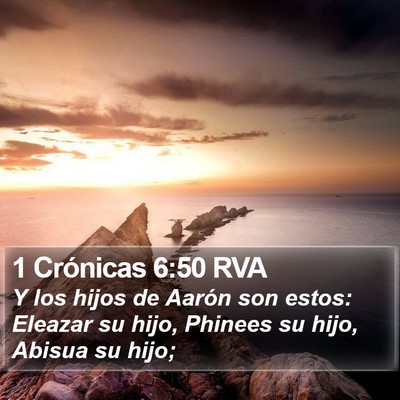 1 Crónicas 6:50 RVA Bible Verse Image