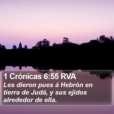 1 Crónicas 6:55 RVA Bible Verse Image