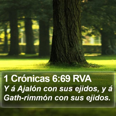 1 Crónicas 6:69 RVA Bible Verse Image