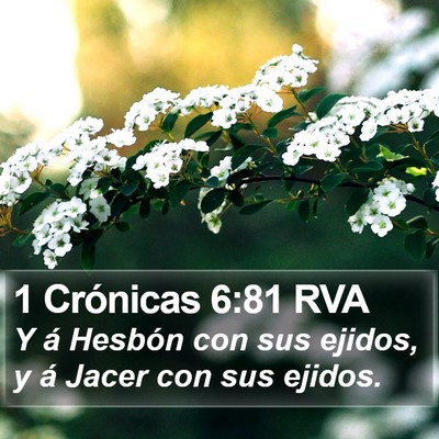 1 Crónicas 6:81 RVA Bible Verse Image