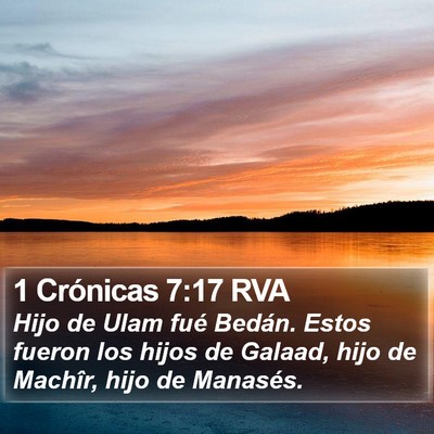 1 Crónicas 7:17 RVA Bible Verse Image