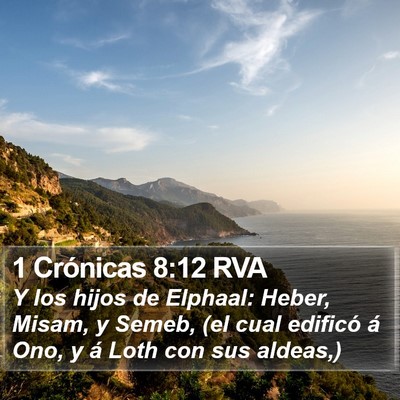 1 Crónicas 8:12 RVA Bible Verse Image
