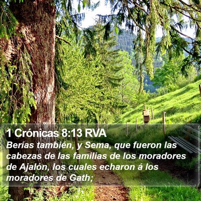 1 Crónicas 8:13 RVA Bible Verse Image
