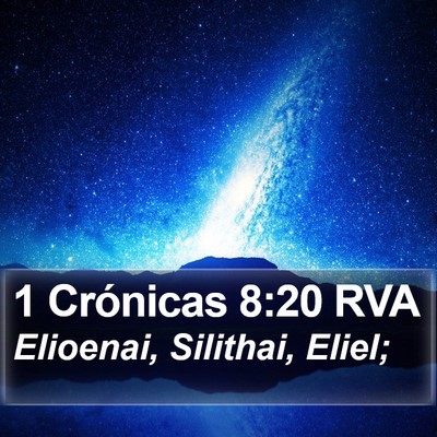 1 Crónicas 8:20 RVA Bible Verse Image