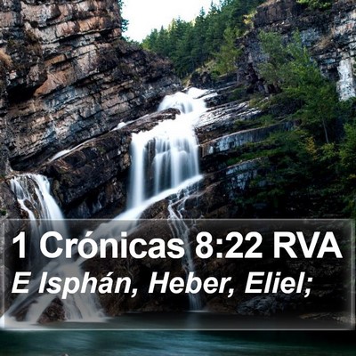 1 Crónicas 8:22 RVA Bible Verse Image