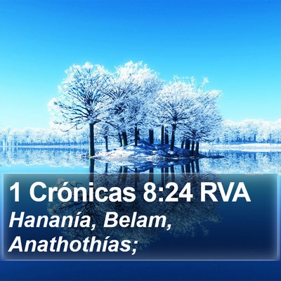 1 Crónicas 8:24 RVA Bible Verse Image