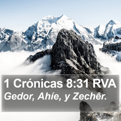 1 Crónicas 8:31 RVA Bible Verse Image