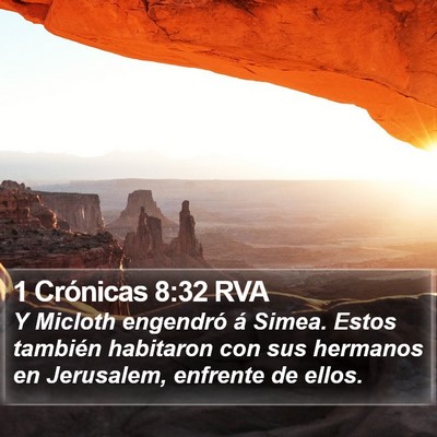1 Crónicas 8:32 RVA Bible Verse Image