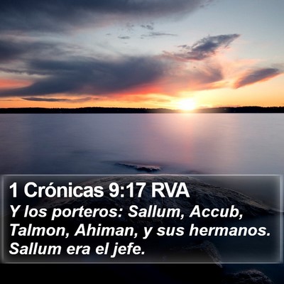 1 Crónicas 9:17 RVA Bible Verse Image