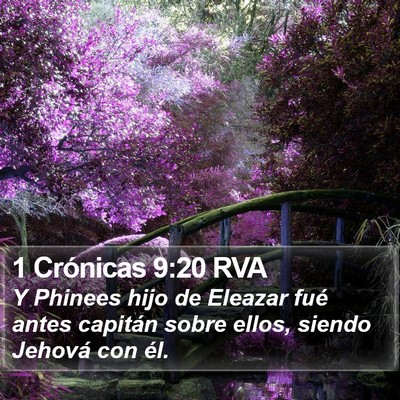 1 Crónicas 9:20 RVA Bible Verse Image