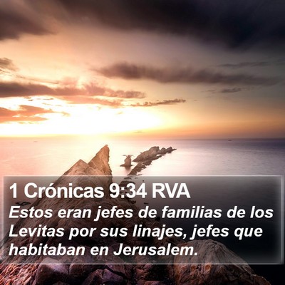 1 Crónicas 9:34 RVA Bible Verse Image